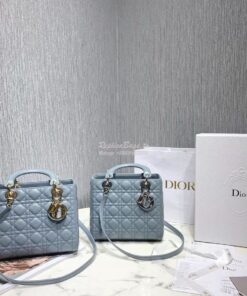 Replica Christian Dior Lady Dior Quilted in Lambskin Leather Bag Baby