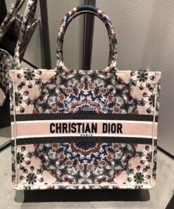 Replica Dior Book Tote bag Embroidered Canvas with Multicolored KaléiD 2