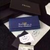 Replica Prada 1M1132 Saffiano Leather Long Fold Wallet Black 11