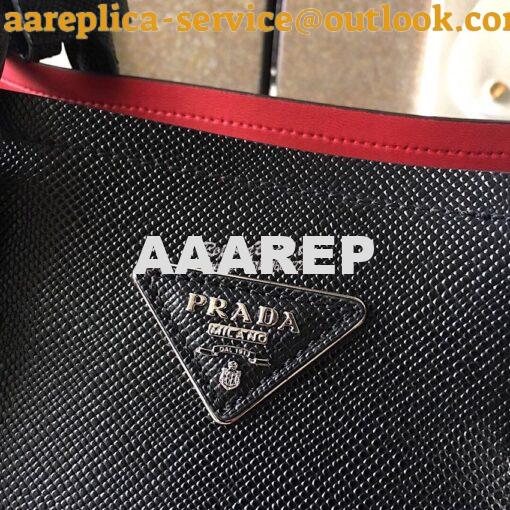 Replica Prada Saffiano Cuir Leather Tote Bag BN2820 Noir 3