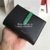 Replica Celine Strap medium/large multifunction wallet in black graine 13