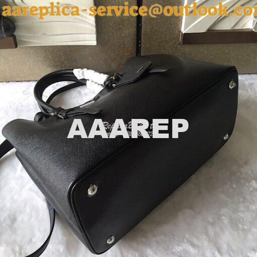 Replica Prada Saffiano Cuir Leather Tote Bag BN2820 Noir 9
