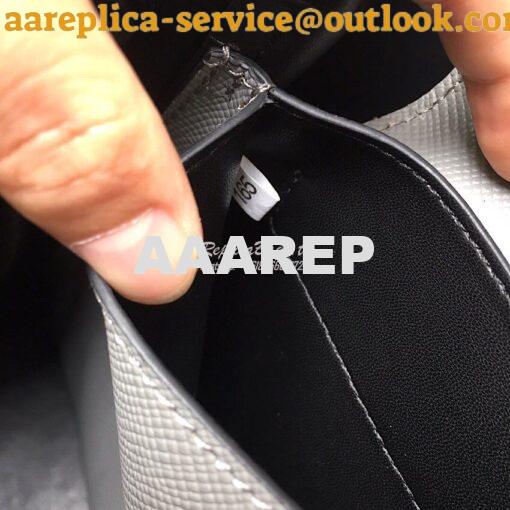 Replica Prada Saffiano Cuir Leather Tote Bag BN2820 Grey 7