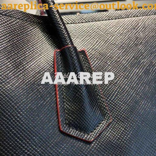 Replica Prada BN2756 BN2775 Saffiano Cuir Black Leather Tote 5