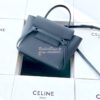 Replica Celine Nano Belt Bag In dark navy Grained Calfskin 185003