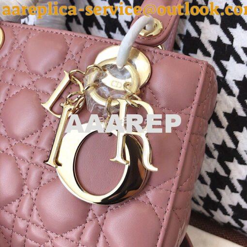 Replica My Lady Dior Bag Lambskin with Customisable Shoulder Strap Ros 3