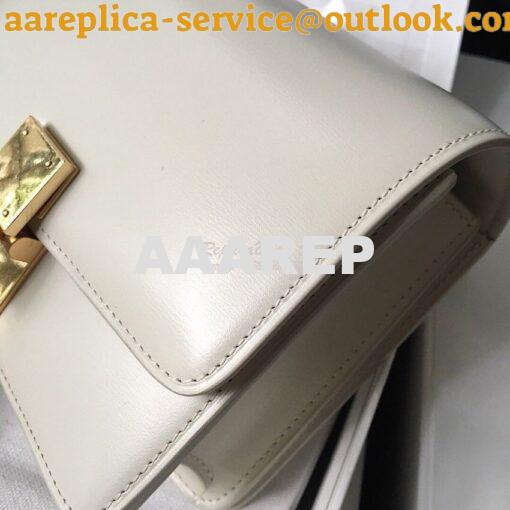 Replica Celine Classic Box Bag in Smooth Calfskin White 4