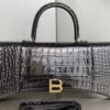 Replica Balenciaga Le Cagole XS S Shoulder Bag in Mint Supple Crocodil 28