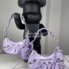 Replica Balenciaga Le Cagole XS S Shoulder Bag in Purple Supple Crocod