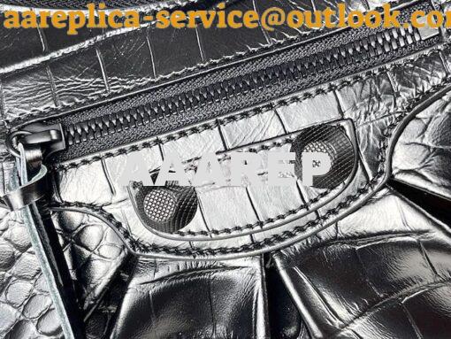 Replica Balenciaga Le Cagole XS S Shoulder Bag in All Black Supple Cro 18
