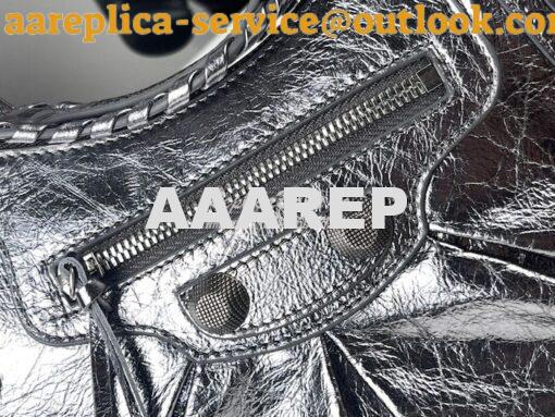 Replica Balenciaga Le Cagole XS S Shoulder Bag in Lambskin Metallic Si 16