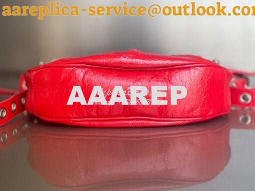 Replica Balenciaga Le Cagole XS S Shoulder Bag in Lambskin Red 6713071 7