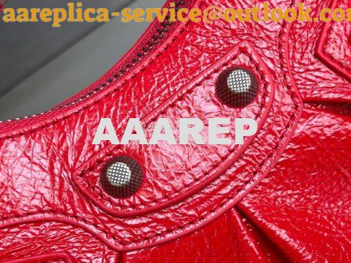 Replica Balenciaga Le Cagole XS S Shoulder Bag in Lambskin Red 6713071 8