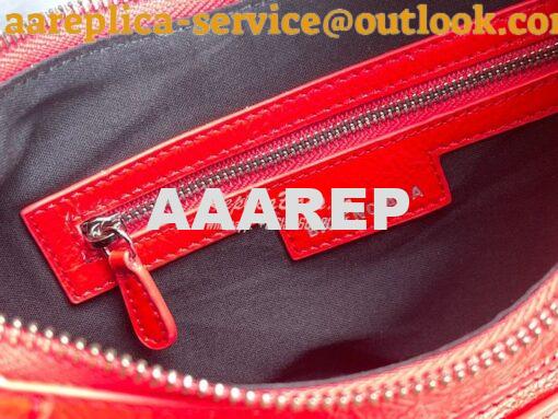 Replica Balenciaga Le Cagole XS S Shoulder Bag in Lambskin Red 6713071 17