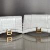 Replica Balenciaga Hourglass Chain Bag in Shiny Crocodile Embossed Lea 18