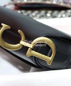 Replica Dior Saddle Bag in Calfskin Black 2