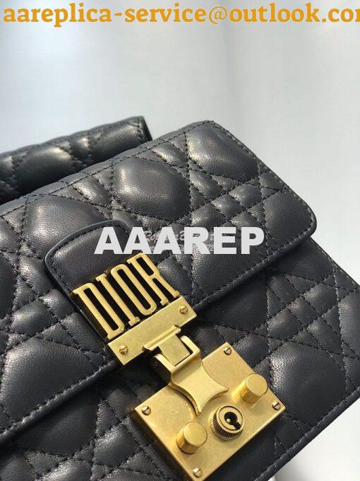 Replica Dior Dioraddict Wallet On Chain Cutch Black 3