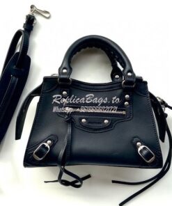 Replica Balenciaga Neo Classic Top Handle Bag in Smooth Calfskin 63852
