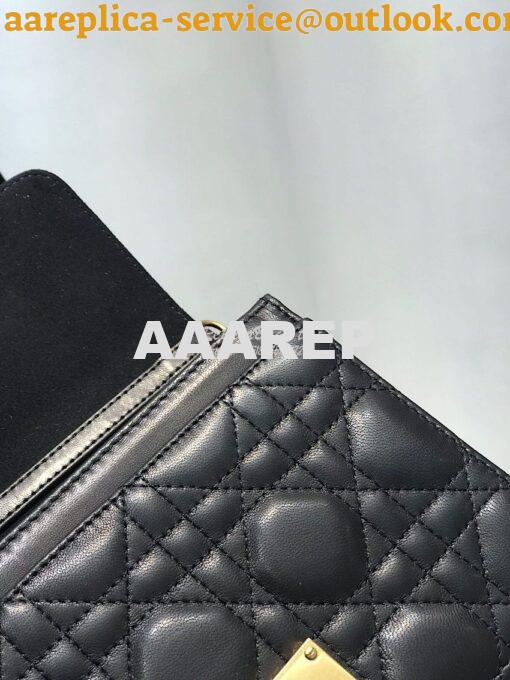 Replica Dior Dioraddict Wallet On Chain Cutch Black 8