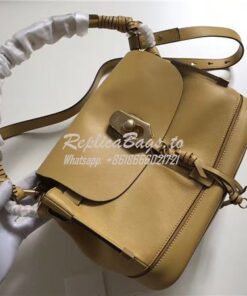 Replica Chloe Owen Bag with Flap 3S1311 in yellow leather 2