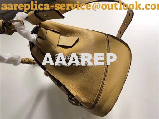 Replica Chloe Owen Bag with Flap 3S1311 in yellow leather 5
