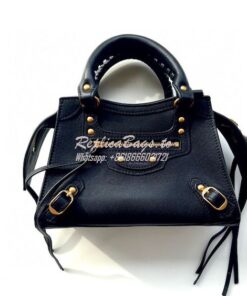 Replica Balenciaga Neo Classic Top Handle Bag in Smooth Calfskin 63852