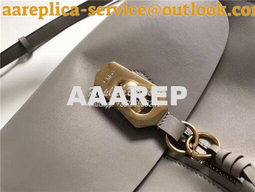 Replica Chloe Owen Bag with Flap 3S1311 in grey leather 5