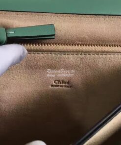 Replica Chloe Faye Shoulder Bag Smooth n Suede Calfskin Mint