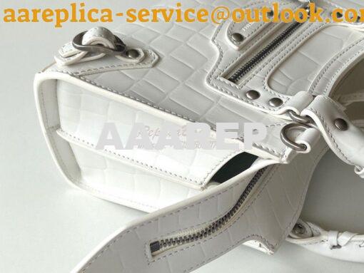 Replica Balenciaga Neo Classic Top Handle Bag in Crocodile Embossed Ca 4