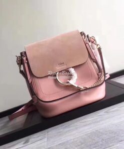 Replica Chloe Faye Backpack Pink