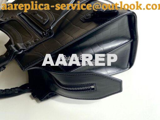 Replica Balenciaga Neo Classic Top Handle Bag in Crocodile Embossed Ca 18