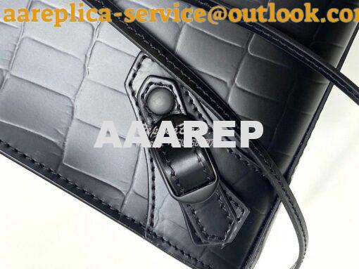 Replica Balenciaga Neo Classic Top Handle Bag in Crocodile Embossed Ca 22