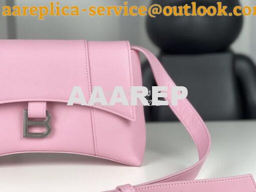 Replica Balenciaga Downtown XS Shoulder Bag in Smooth Calfskin Pink 67 6