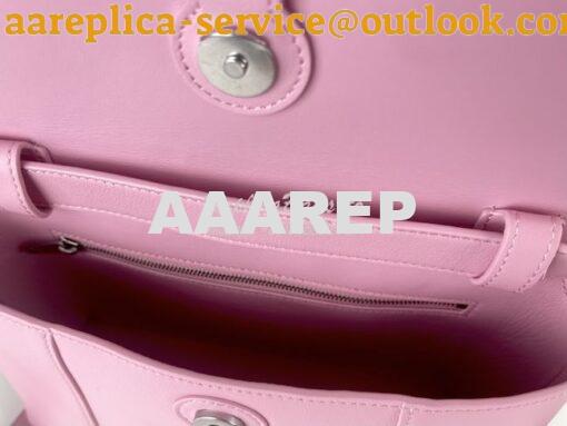 Replica Balenciaga Downtown XS Shoulder Bag in Smooth Calfskin Pink 67 8