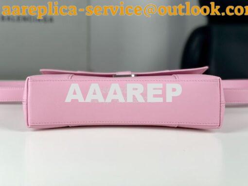Replica Balenciaga Downtown XS Shoulder Bag in Smooth Calfskin Pink 67 13
