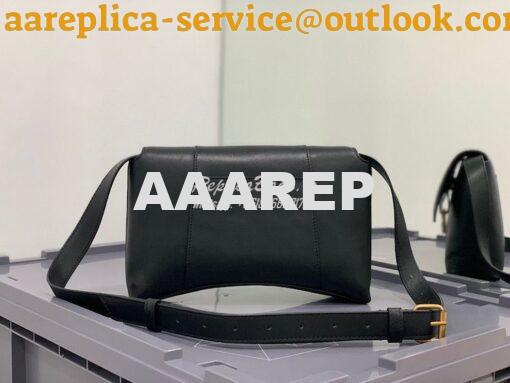 Replica Balenciaga Downtown XS Shoulder Bag in Smooth Calfskin Black i 9