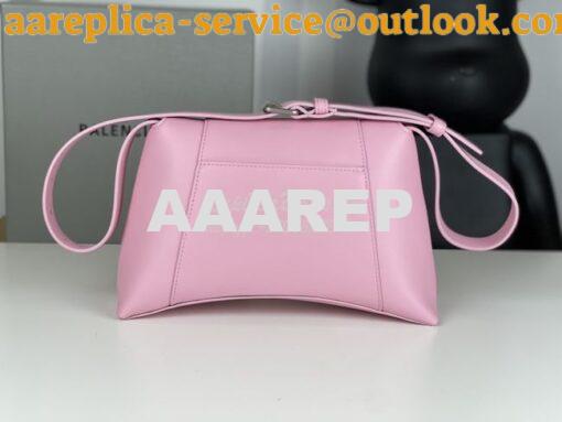 Replica Balenciaga Downtown XS Shoulder Bag in Smooth Calfskin Pink 67 17