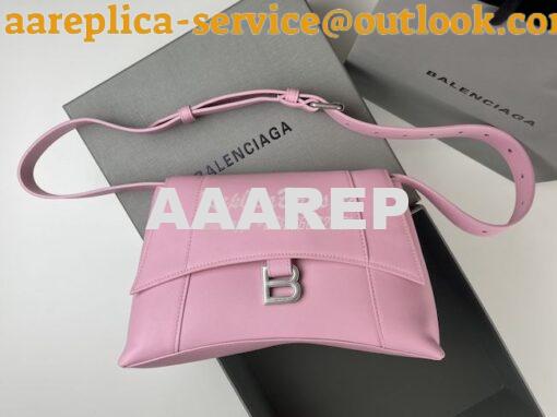 Replica Balenciaga Downtown XS Shoulder Bag in Smooth Calfskin Pink 67 19