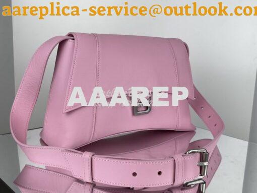 Replica Balenciaga Downtown XS Shoulder Bag in Smooth Calfskin Pink 67 21