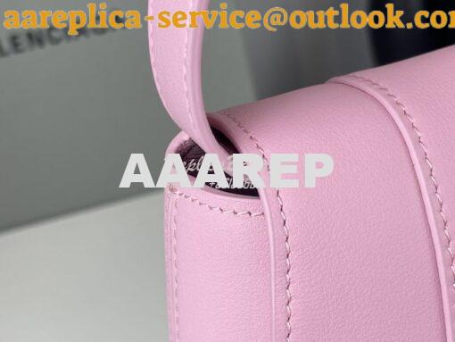 Replica Balenciaga Downtown XS Shoulder Bag in Smooth Calfskin Pink 67 24