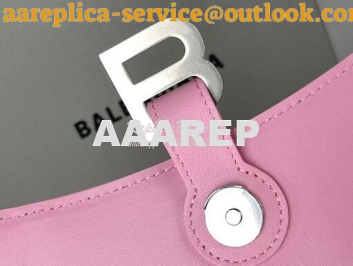 Replica Balenciaga Downtown XS Shoulder Bag in Smooth Calfskin Pink 67 25