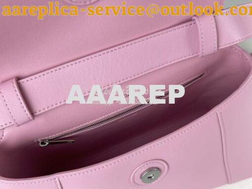 Replica Balenciaga Downtown XS Shoulder Bag in Smooth Calfskin Pink 67 27