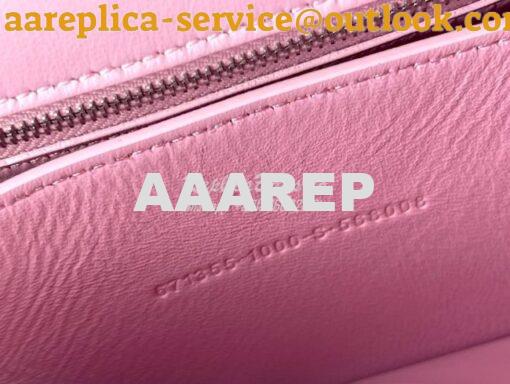 Replica Balenciaga Downtown XS Shoulder Bag in Smooth Calfskin Pink 67 28