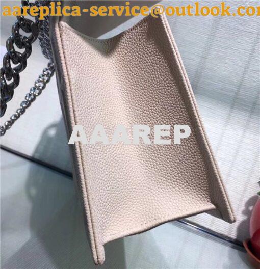 Replica Dior Diorama flap bag in grained calfskin Leather soft pink 8