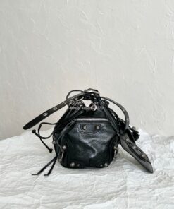 Replica Balenciaga Le Cagole XS Bucket Bag in Arena Lambskin 7024311 B