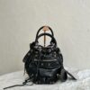 Replica Balenciaga Hourglass Chain Bag in Shiny Crocodile Embossed Lea 24