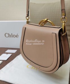 Replica Chloe Nile Bracelet Bag Biscotti Beige 2