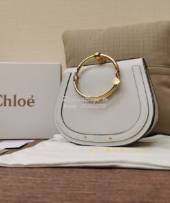 Replica Chloe Nile Bracelet Bag White