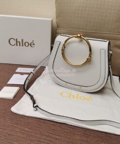 Replica Chloe Nile Bracelet Bag White 2