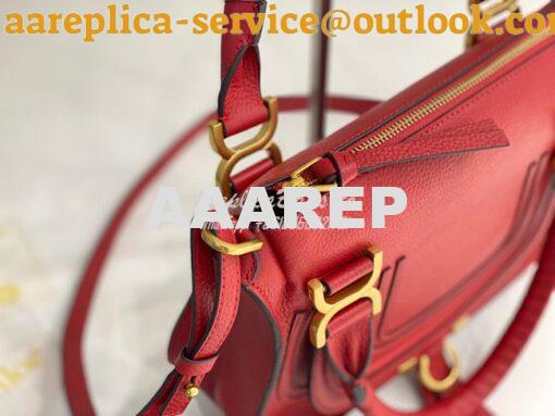 Replica Chloe Marcie Medium Satchel Bag Red 5